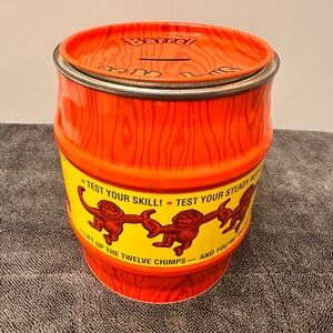 Hasbro Orange and Yellow Barrel Storage